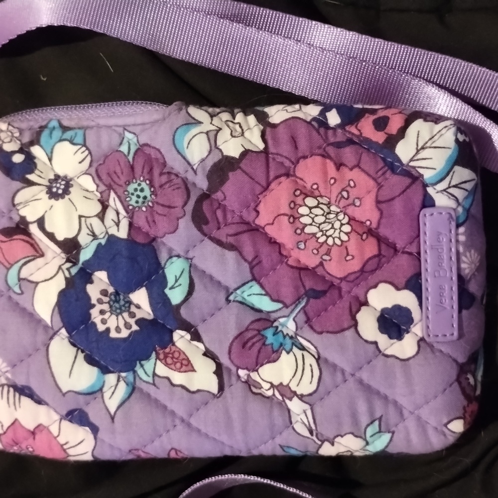 Vera Bradley Enchanted Garden mini phone bag NWOT - Picture 2 of 6